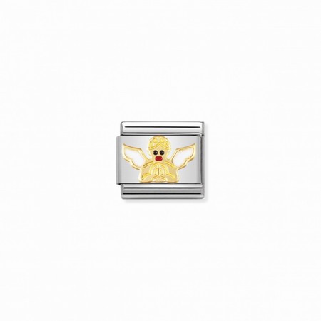 Nomination Gold Angel Enamel Composable Charm